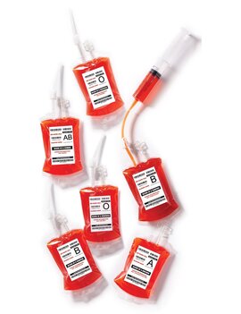 Blood Bag Drink Pouches -10ct