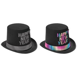 Happy New Year Illuminating Top Hat