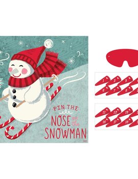 Pin the Nose on the Snowman