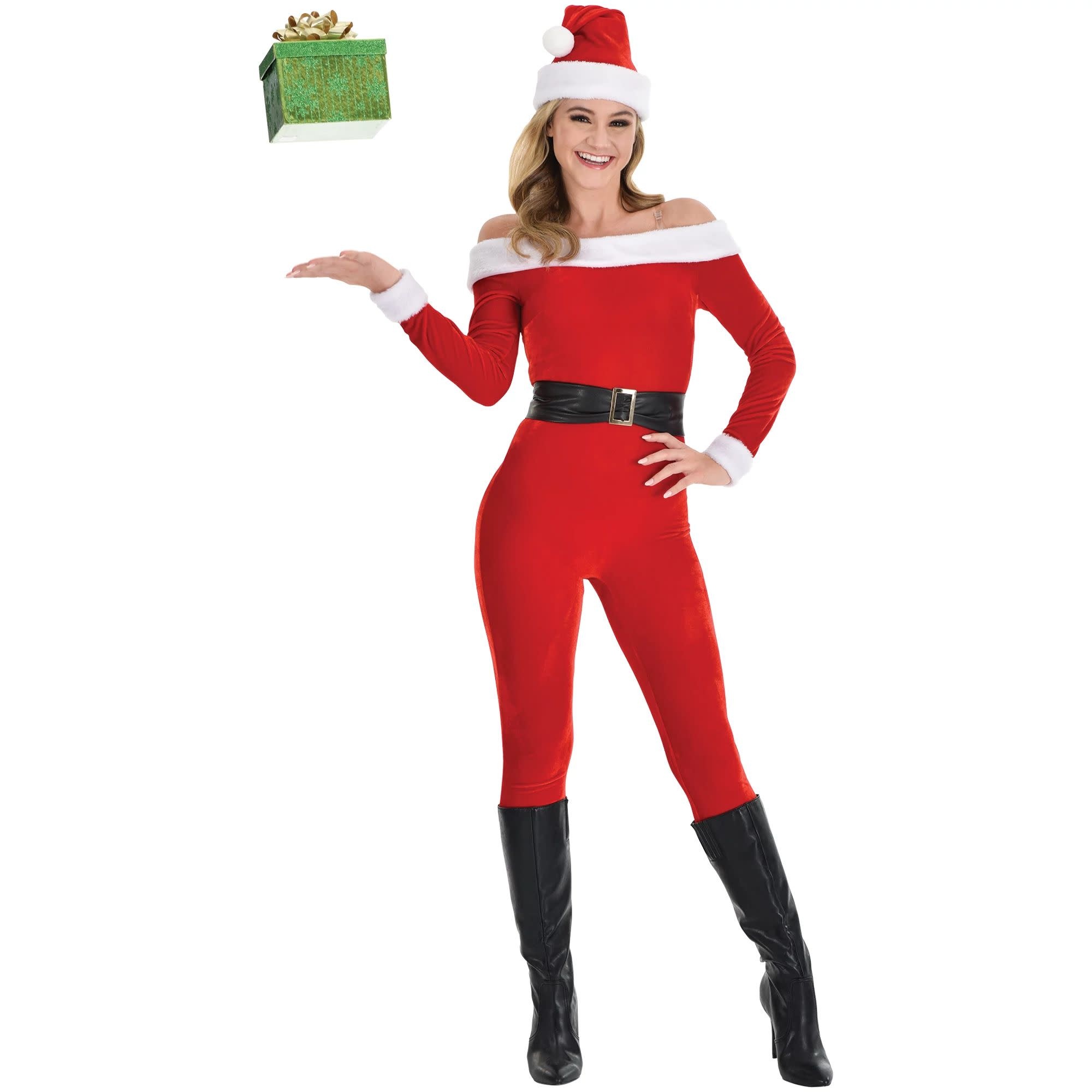Womens Santa Babe Catsuit