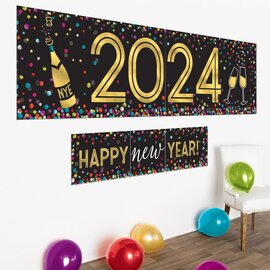 2024 New Year's Scene Setter Decorating Kit - Colorful Confetti