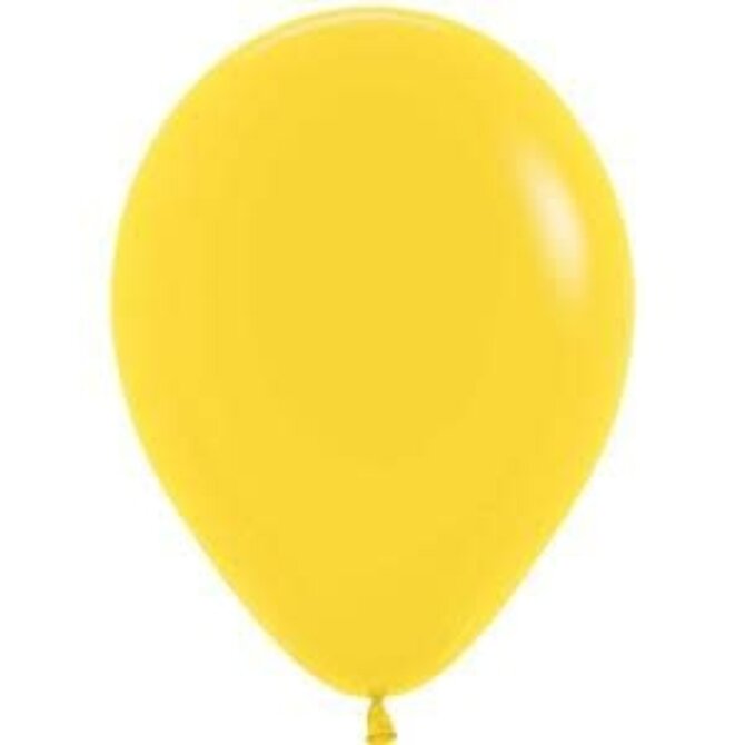 11" Sempertex Latex Balloons, 50ct - Fashion Yellow