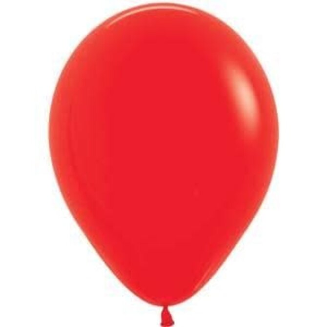 11" Sempertex Latex Balloons, 50ct - Fashion Red