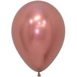 11" Sempertex Latex Balloons, 50ct - Reflex Rose Gold