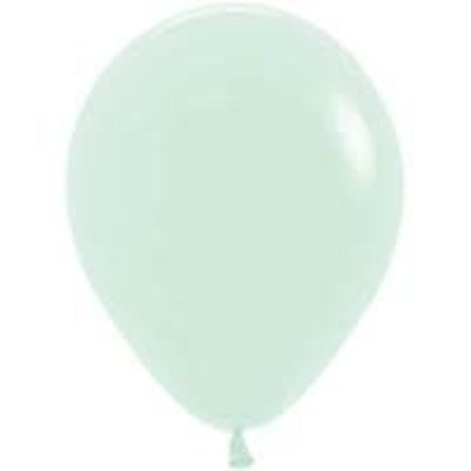 11" Sempertex Latex Balloons, 50ct - Pastel Matte Green