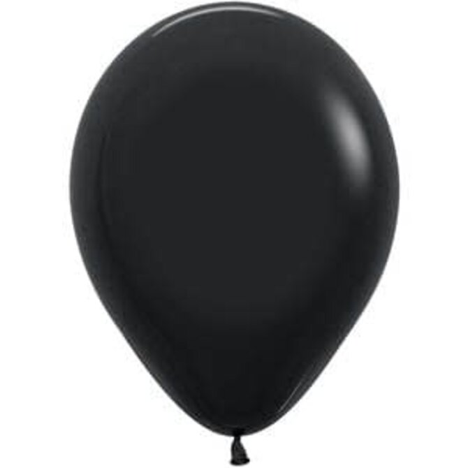 5" Sempertex Latex Balloon, 100ct - Deluxe Black