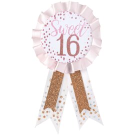 Blush Sixteen Award Ribbon