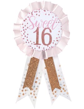 Blush Sixteen Award Ribbon