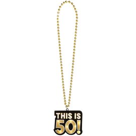 Regal Celebration Light-Up 50th Necklace