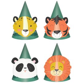 Get Wild Cone Hat Multipack, 8ct