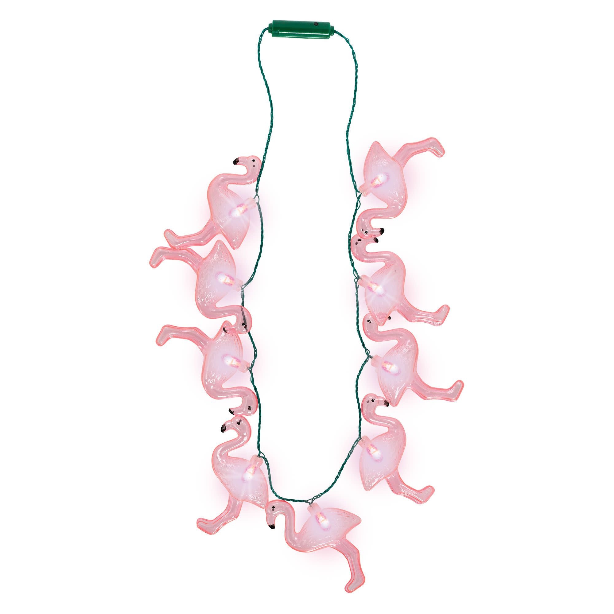 Jumbo Light Up Flamingo Necklace