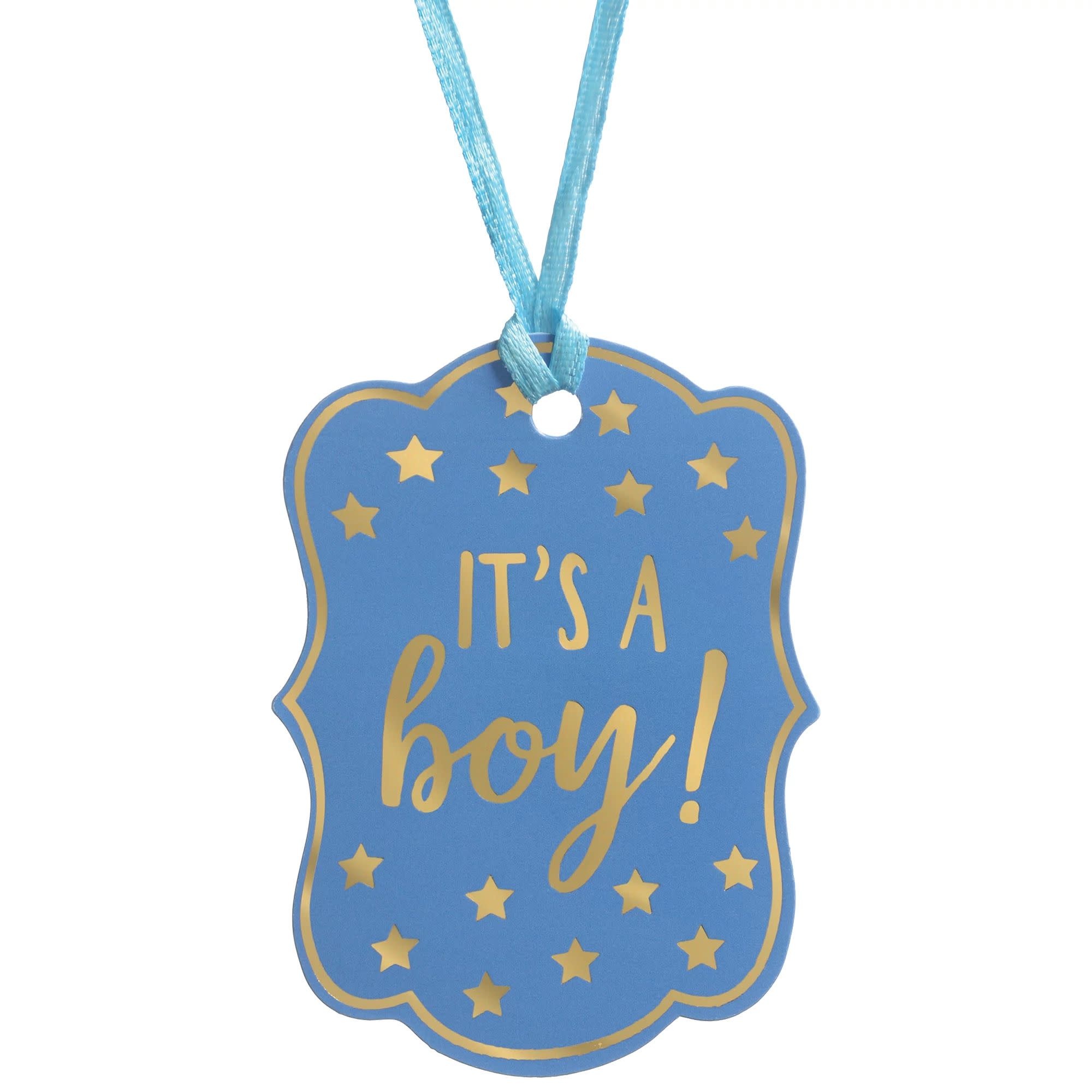 Baby Shower Tags Blue, 25ct