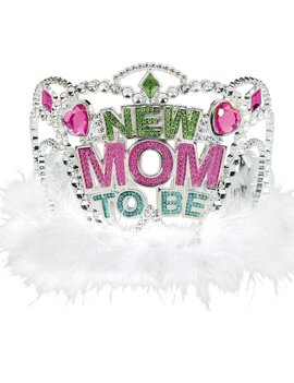 Baby Shower Tiara w/Marabou