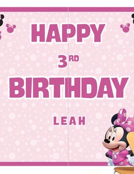 Minnie Mouse Forever Customizable Scene Setter