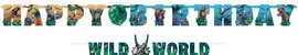 Jurassic World Into the Wild Letter Banner Kit