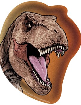 Jurassic World Into the Wild Shaped Plates, 7", 8ct