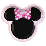 Minnie Mouse Forever 9" Shaped Plates -8ct