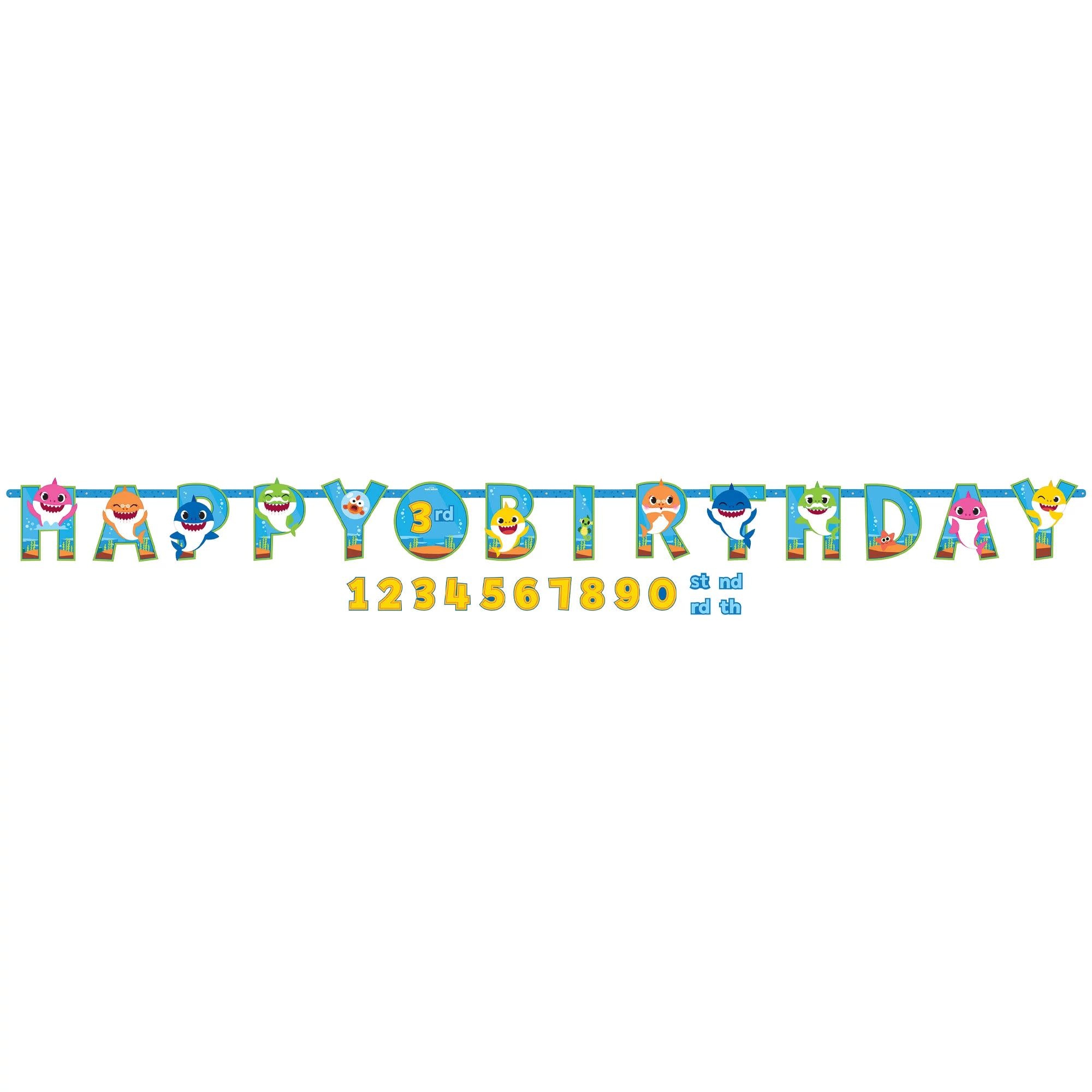 Baby Shark Jumbo Add An Age Banner*