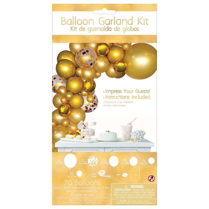 Balloon Garland Kit- Gold