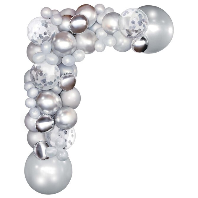 Balloon Garland Kit- Silver