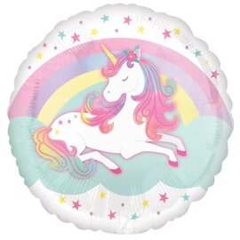 17" Enchanted Unicorn Foil Balloon