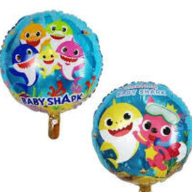 18" Baby Shark Birthday Foil Balloon