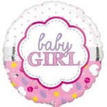 18" Baby Girl Foil Balloon
