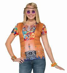 Adult Instant Hippie Shirt - Large