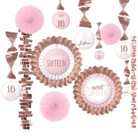 Blush Sixteen Paper And Foil Decorating Kit, 13ct