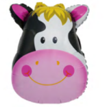 Cow Head Foil Balloon