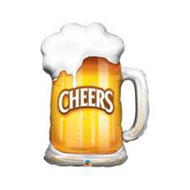 Cheers Beer Mug Foil Balloon