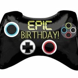 Birthday Game Controller Foil Balloon