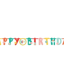 All Smiles Jumbo Add-an-Age Letter Banner