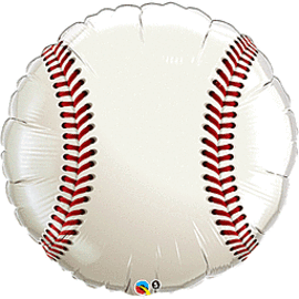 36" Baseball Foil Balloon