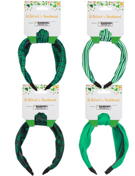 St Patricks Day Knot Style Headband