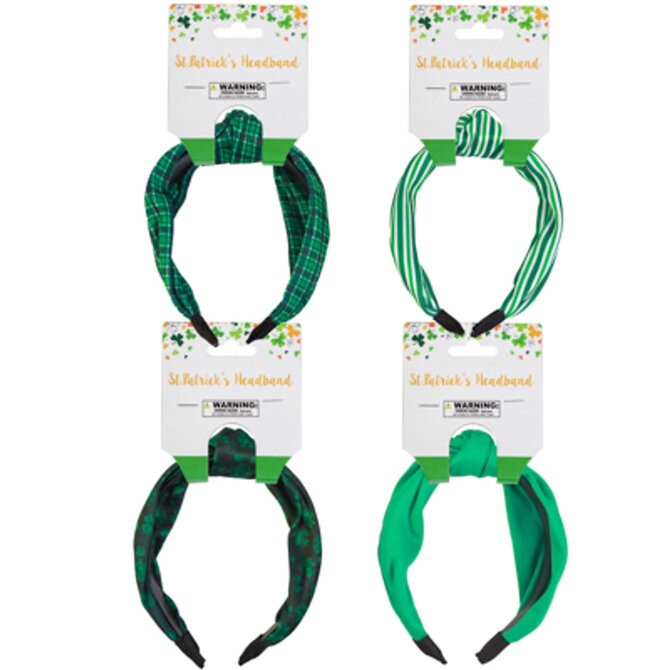 St Patricks Day Knot Style Headband