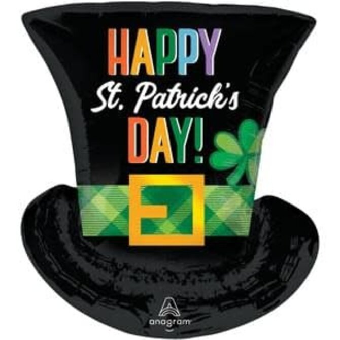 St Patricks Day Top Hat Super Shape
