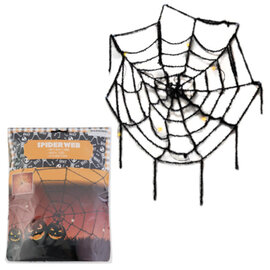 Giant Spider Web w/ Lights 6ft