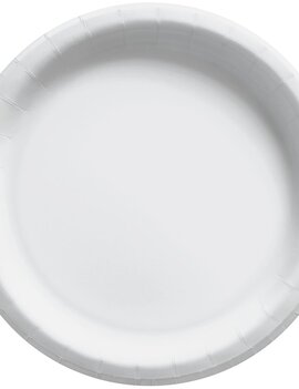 Frosty White Big Party Pack Paper Plates, 9" 50ct
