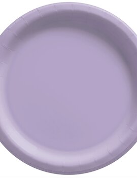 Lavender Big Party Pack Paper Plates, 9" 50ct