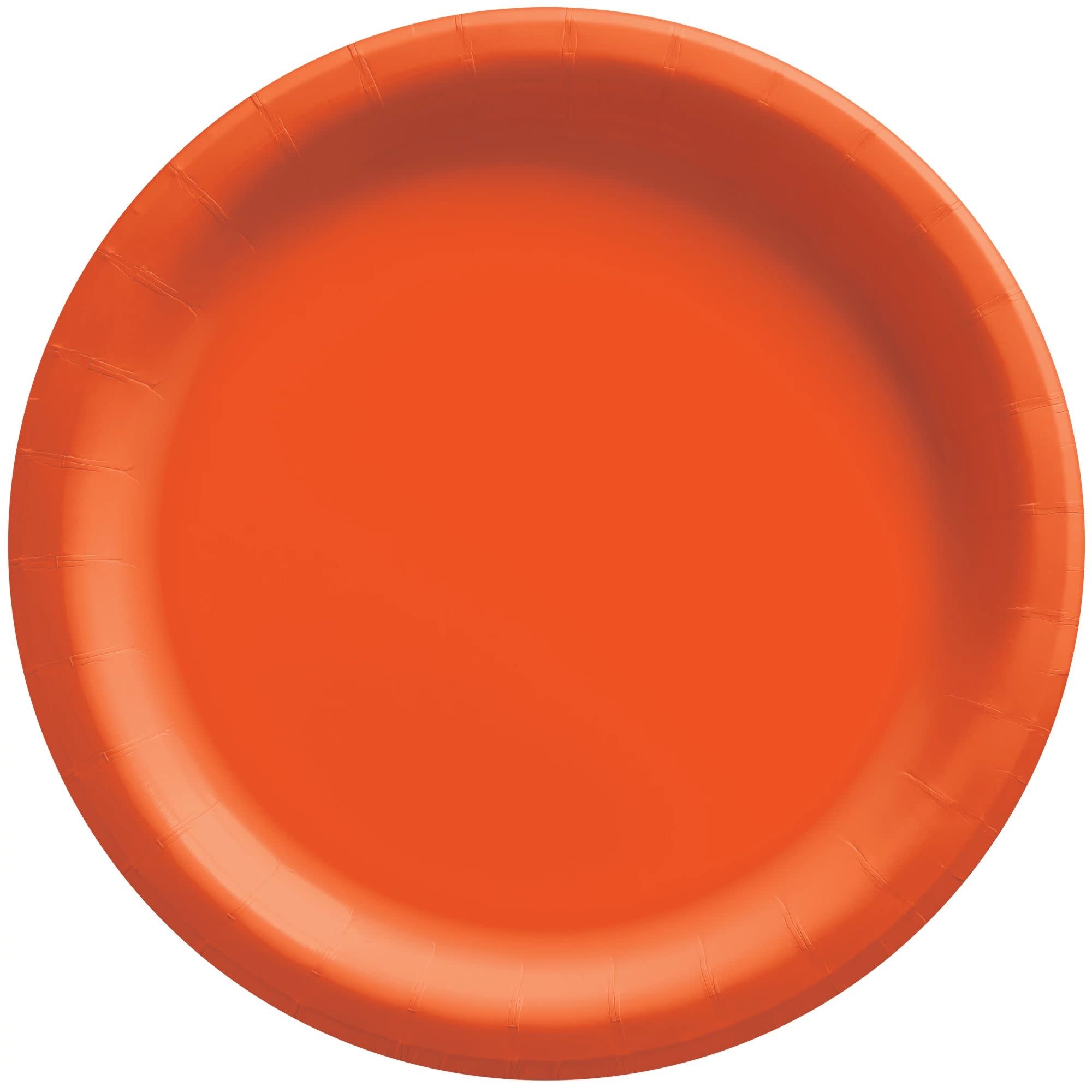 Orange Peel Big Party Pack Paper Plates, 9" 50ct