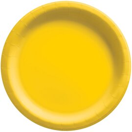 Yellow Sunshine Big Party Pack Paper Plates, 9" 50ct
