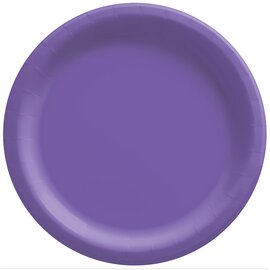 New Purple Big Party Pack Paper Plates, 9" 50ct