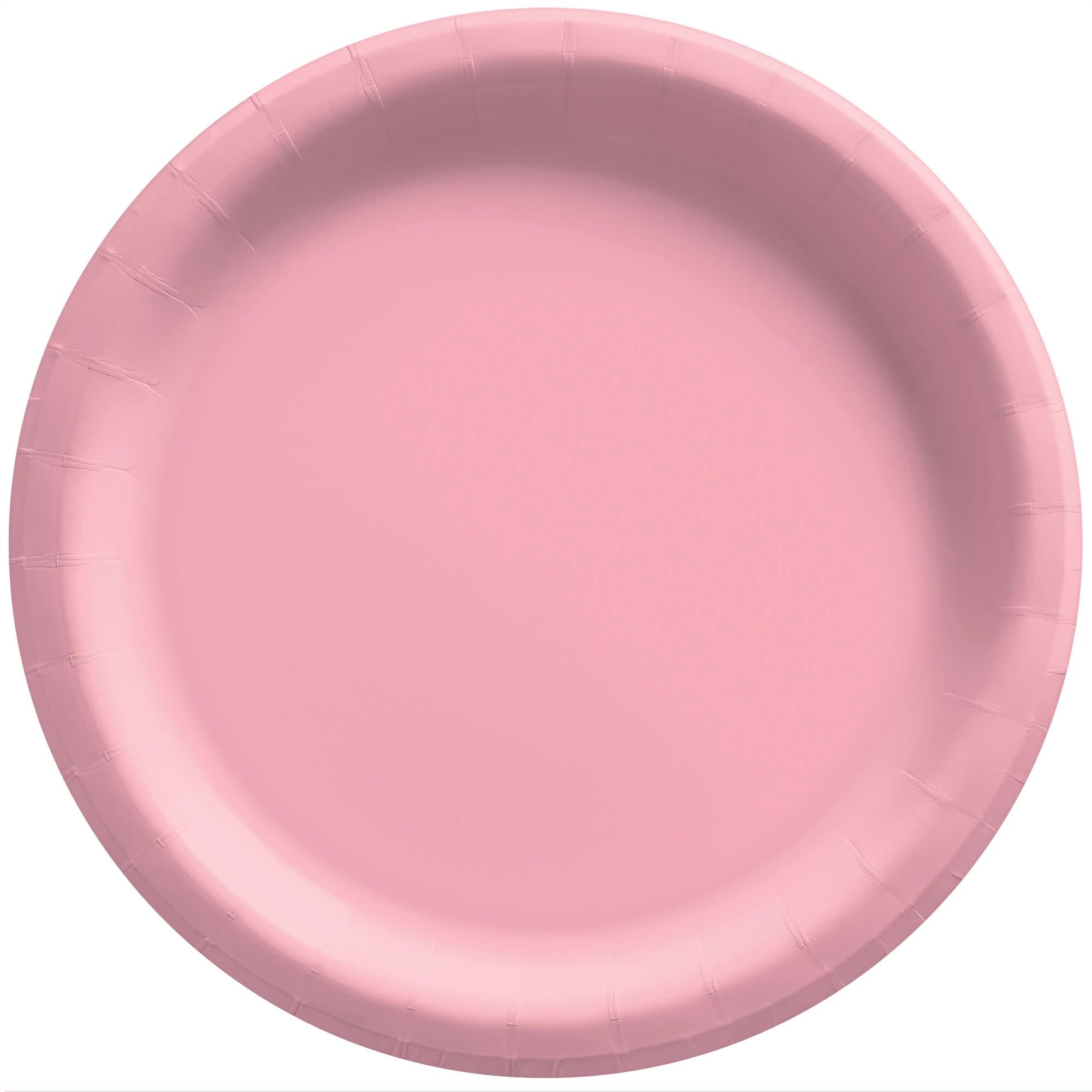New Pink Big Party Pack Paper Plates, 9" 50ct