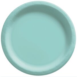 Robin's-Egg Blue Big Party Pack Paper Plates, 9" 50ct