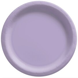 Lavender Big Party Pack Paper Plates, 7" 50ct