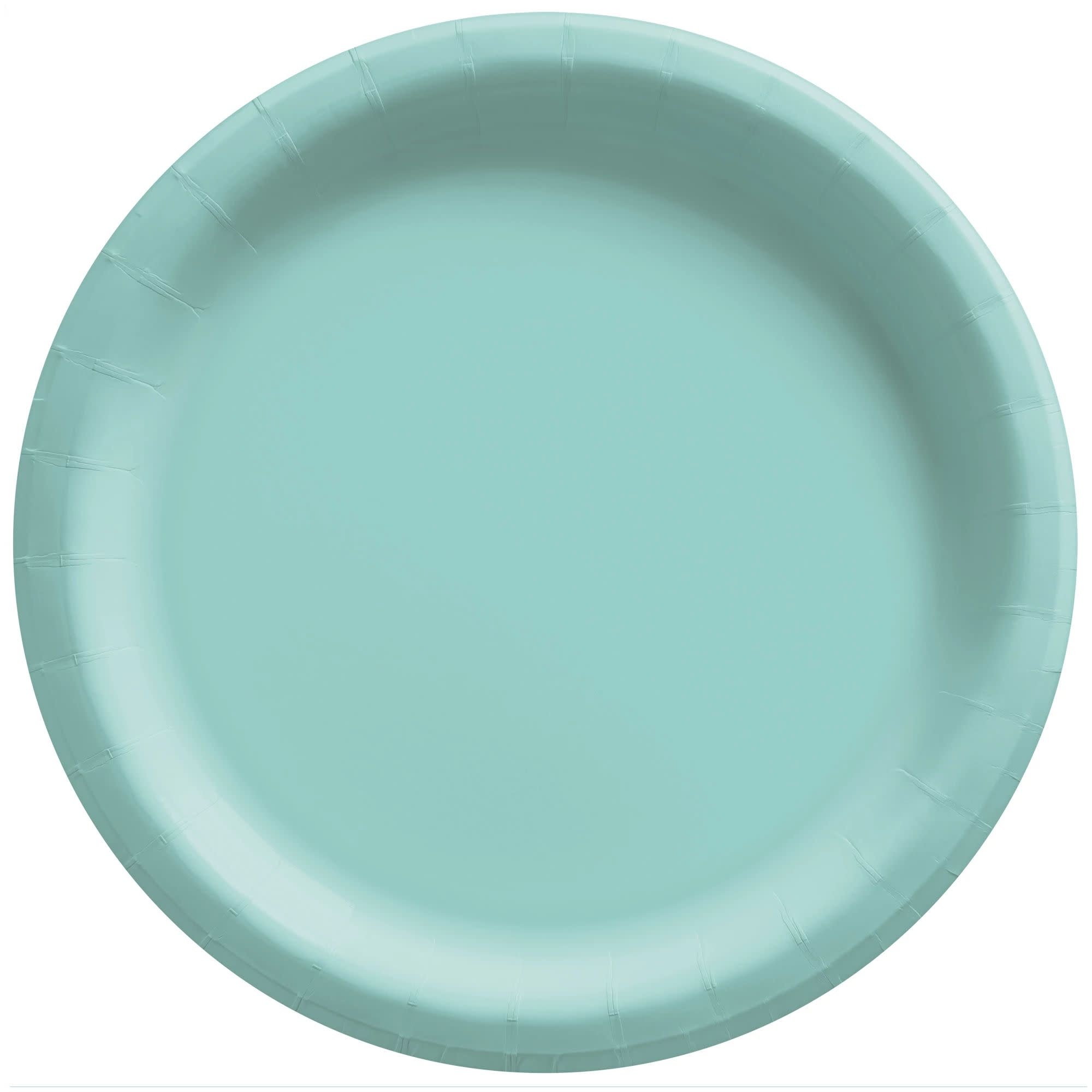 Robin's-Egg Blue Big Party Pack Paper Plates, 7" 50ct