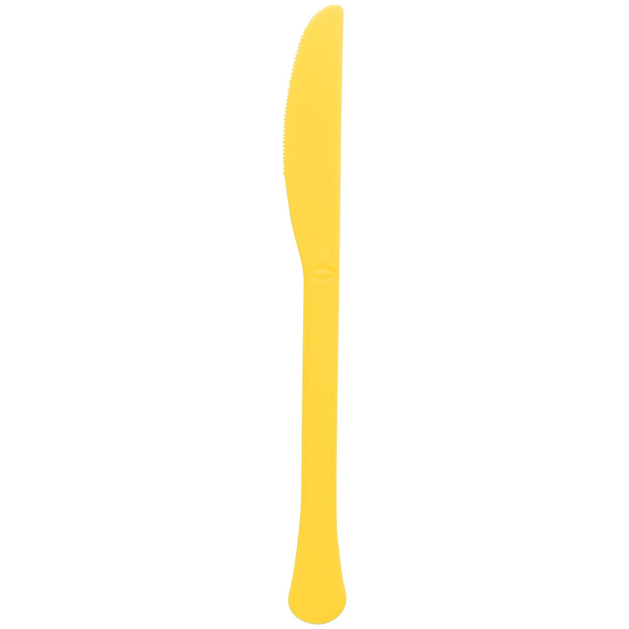 Boxed, Heavy Weight Knives, High Ct. - Yellow Sunshine 50ct