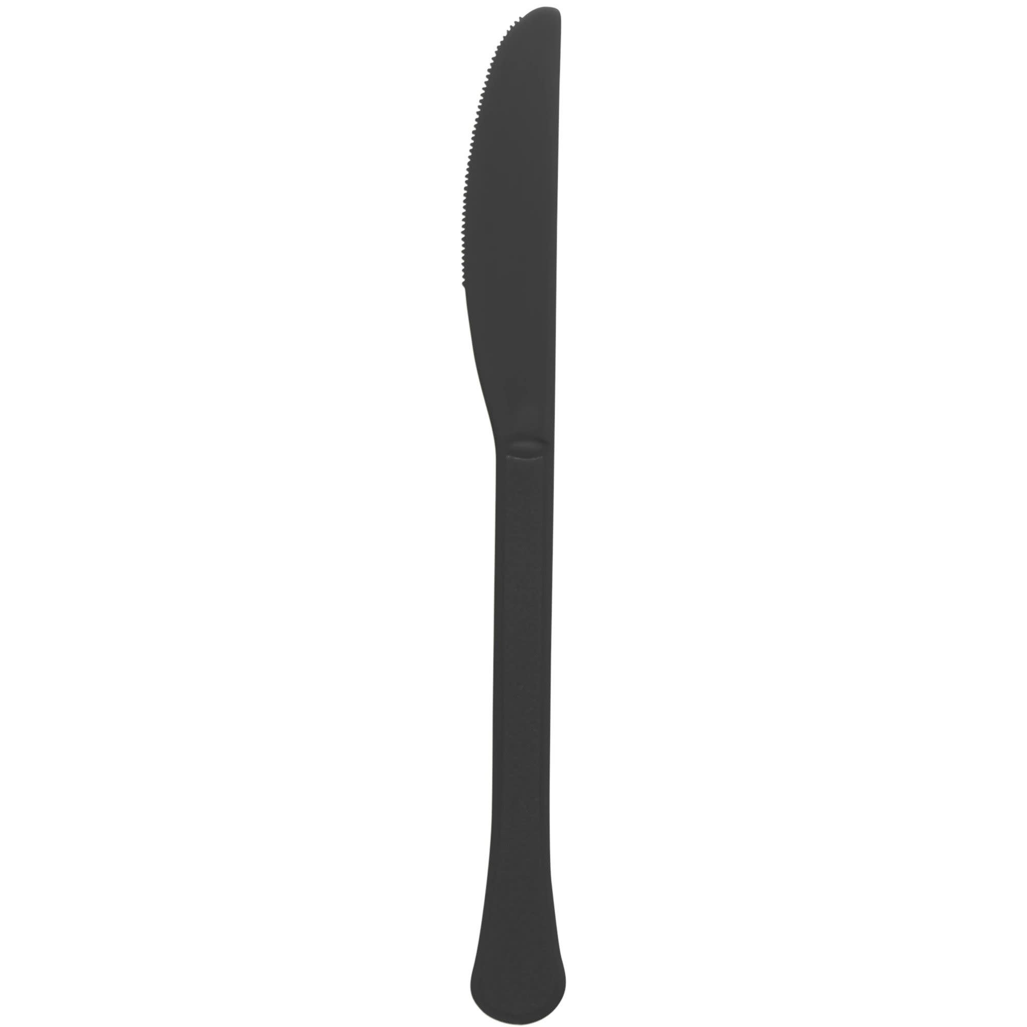 Boxed, Heavy Weight Knives, High Ct. - Jet Black 50ct
