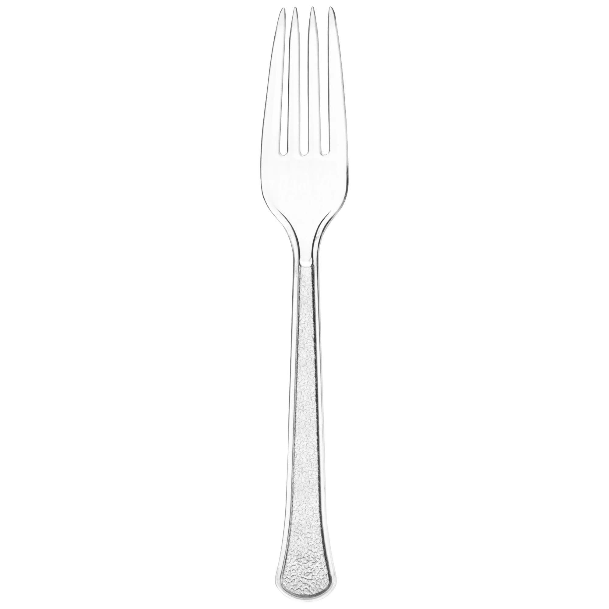 Heavy Weight Forks, High Ct. - Clear -50ct